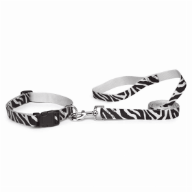 CC Animal Print Lead 6Ftx1In Zebra