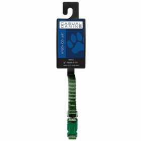 CC Dog Collar 6-10In DkG