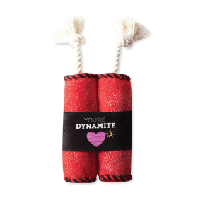 PetShop by Fringe Studio Youre Dynamite Plush Dog Toy