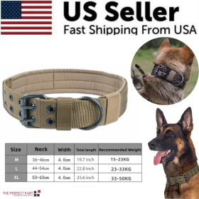 Dog Harness; No-Pull Pet Harness with 2 Leash Clips; Adjustable Soft Padded Dog Vest; Reflective No-Choke Pet Oxford Vest with Easy Control Handle for (Option: Brown-XL)