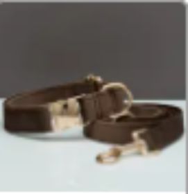 dog Harnesses and dog leash set; Pet Traction Rope Vest Pet Chest Strap Small and Medium Dog Strap Reflective Dog Walking Rope Wholesale (Option: Brown set-L)