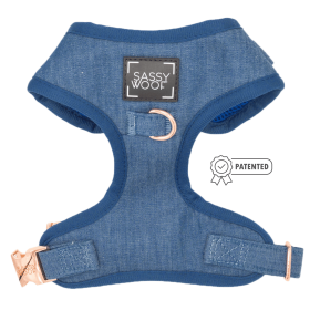 Adjustable Harness (Color: Denim, size: Xlarge)