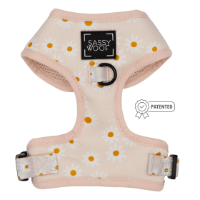Adjustable Harness (Color: Dainty Daisy, size: Xsmall)