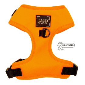 Adjustable Harness (Color: Neon Orange, size: Xlarge)