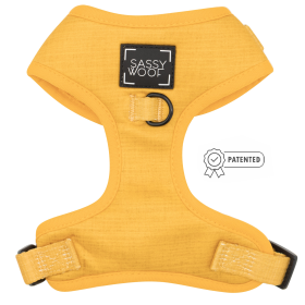 Adjustable Harness (Color: Sunflower Fields, size: Xsmall)