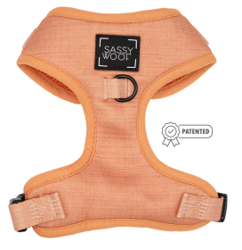Adjustable Harness (Color: Apple Cider, size: Xsmall)
