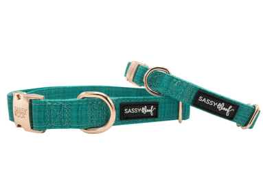 Collar (Color: Green, size: large)