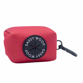 Waste Bag Holder (Color: Red, size: one size)