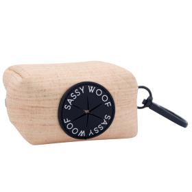 Waste Bag Holder (Color: Tan, size: one size)