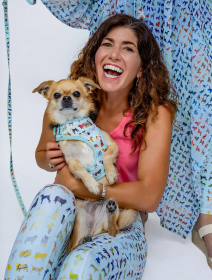 Blue Buddies Harnes (Color: Turquoise, size: XXS)