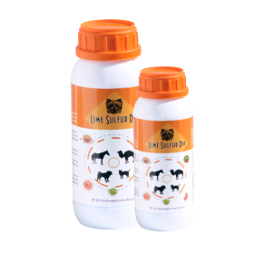 Lime Sulfur Dip - Pet and Veterinary Solution for Dermatitis, Mange, Ringworm and other Parasites (size: 16 fl oz)