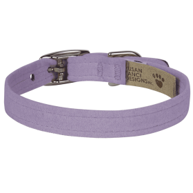 Susan Lanci Designs Plain Collar (Color: French Lavender, size: XS)