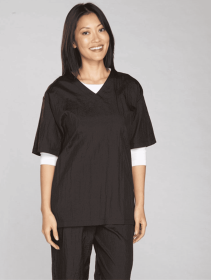 TP V-Neck Grooming Smock (Color: Black, size: XXXL)