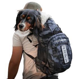 K9 Sport Sack PLUS 2 (Color: Camo Blue, size: Small (13"-17" from collar to tail))