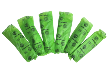 The Original Poop Bags Made in USA Flat Bags (Color: Green, size: 500 Bags)