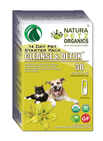 Cleanse & Detox Starter Pack For Dogs & Cats* (size: Cat Capsules  / 30 capsules / Size 3)