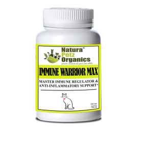 Immune Warrior Max Master Blend Capsules* Immune Regulator & Anti-Inflammatory Support* For  Dogs & Cats (size: CAT 250 mg. - 150 caps)