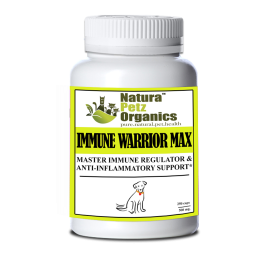 Immune Warrior Max Master Blend Capsules* Immune Regulator & Anti-Inflammatory Support* For  Dogs & Cats (size: DOG 500 mg. - 250 caps)