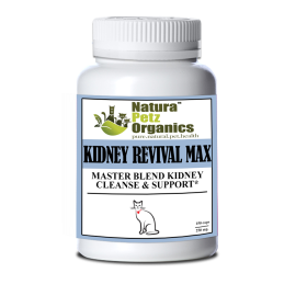 Kidney Revival Max Master Blend Kidney Cleanse & Support Capsules* Adult & Senior Dogs (size: CAT 150 Caps - 500 mg.)