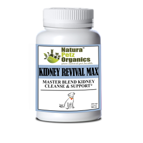Kidney Revival Max Master Blend Kidney Cleanse & Support Capsules* Adult & Senior Dogs (size: DOG 250 caps - 500 mg.)
