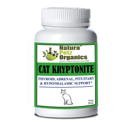 Dog And Cat Kryptonite Adrenal, Thyroid, Pituitary & Hypothalamic Support* (size: CAT// 90 caps /  250 mg /)
