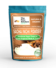 Sacha Inchi Omega 3 & 6 Digestive Support The Petz Kitchen- Organic & Human Grade Ingredients For Home Prepared Meals & Treats (size: 4 oz)