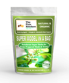 Super Model In A Bottle Weight Support* The Petz Kitchen - Organic & Human Grade Ingredients For Home Prepared Meals & Treats (size: 4 Oz/ Bag)