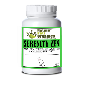 Serenity Zen - Anxiety, Stress, Relaxation & Multi-Systems Calming Support Dogs & Cats* (size: CAT /90 caps / 300 mg / Size 3)