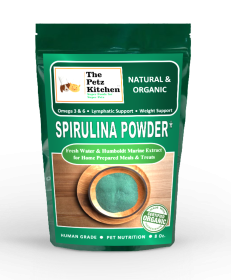 Spirulina* Omega 3 & 6 Lymphatic, Weight & Probiotic Immune Support* The Petz Kitchen (size: 8 OZ.)
