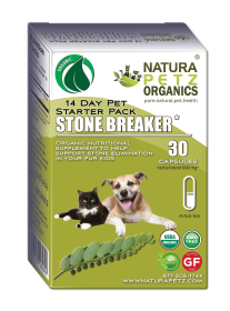 Stone Breaker Starter Pack For Dogs & Cats * (size: Cat Capsules / Size 3 / Turkey Flavoring)