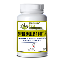 Super Model In A Bottle - Metabolic Weight & Obesity Slimming Support* Adult & Senior Pets* (size: DOG /150 caps / 500 mg  Turkey Flavor)