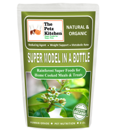 Super Model In A Bottle Weight Support* The Petz Kitchen - Organic & Human Grade Ingredients For Home Prepared Meals & Treats (size: 8 Oz./ Bag)