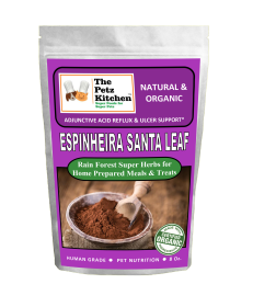 Espinheira Santa Leaf - Adjunctive Acid Reflux & Ulcer Support* The Petz Kitchen For Dogs And Cats* (size: 8 Oz. Bag)