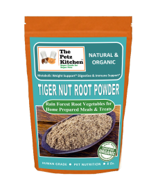 Tiger Nut Root Powder* Metabolic Weight, Digestive & Immune Support* The Petz Kitchen Organic Super Food Ingredients Dogs Cats (size: 8 oz)
