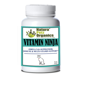 Vitamin Ninja - Omega 3 & 6 Super Food, Immune & Multi-Vitamin Support* (size: Cat / 90 caps/ 250 mg/ Size 3)