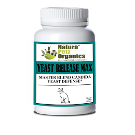 Yeast Release Max Capsules* Master Blend Candida Yeast Defense* For Dogs And Cats* (size: CAT 90 caps - 250 mg.)