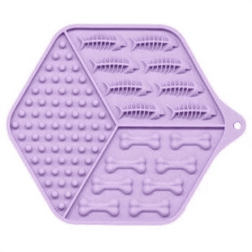 Dog Lick Mat (Color: Purple)