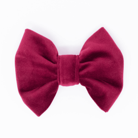 Limited Edition Velvet Mulberry Classic Dog Bow Tie (size: Standard)