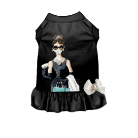 Little Miss Sniffany Dress (Color: Black, size: small)