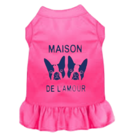 Maison De L' Amour (Color: Hot Pink, size: large)