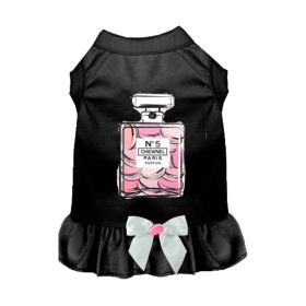 My Favorite Treats Dog Dress (Color: Black, size: small)