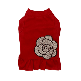 My Glam Camellia (Color: Red, size: small)