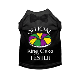 Official King Cake Tester (Color: Black, size: small)
