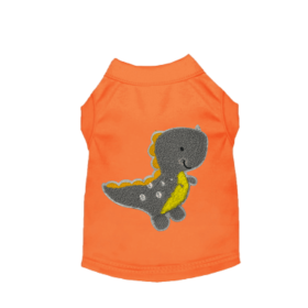 Baby Dino Tee (Color: Orange, size: medium)