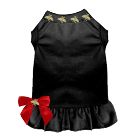 Studded Bee Dress (Color: Black, size: medium)