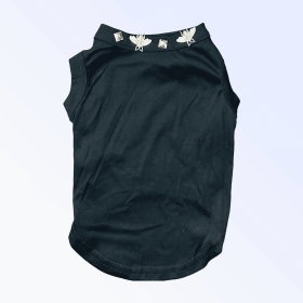 Studded Bee Tee (Color: Black, size: X Large)