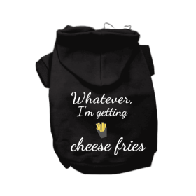 Whatever, I'm getting Cheese Fries (Color: Black, size: large)