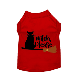Witch Please Cat (Color: Red, size: small)
