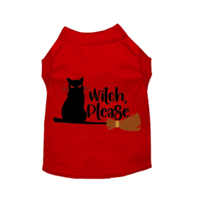 Witch Please Cat (Color: Red, size: medium)