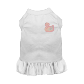 Everyday Swan Top/Dress (Color: White, size: 2X Large)